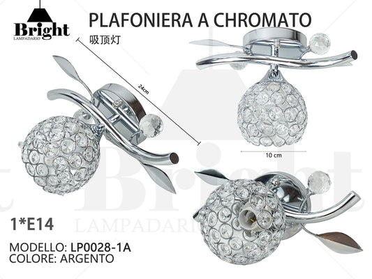 PLAFONIERA/APPLICHE A 1 LUCE LP0028X CORRIDOIO STANZA CAMERA DA LETTO