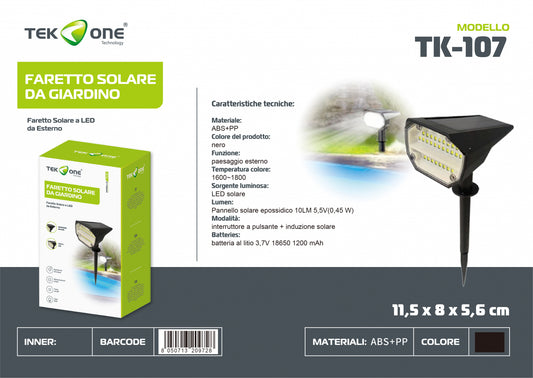 Luce Solare Da Giardino TK-107/TEK ONE