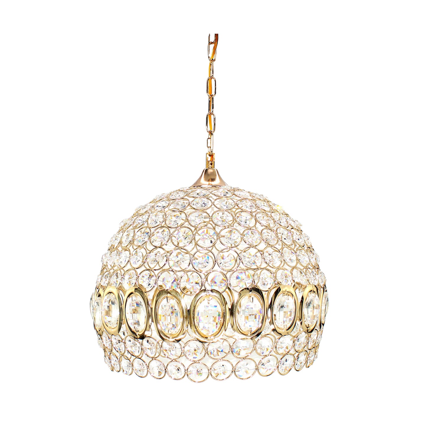 Sospensione Elegante Lampadario a Palla Aperta Ovale Sospensione a isola da cucina Lampada a sospensione in alluminio Argento/oro