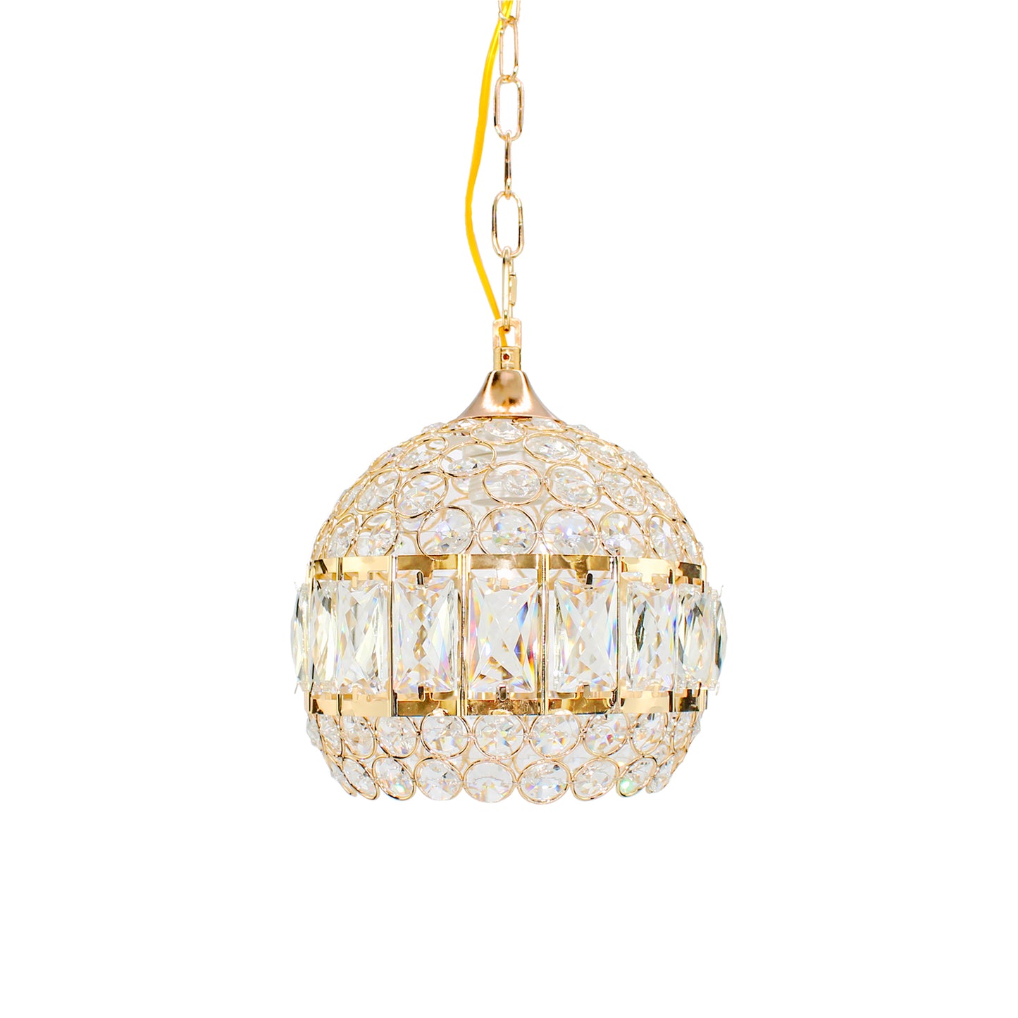 Sospensione Elegante Lampadario a Palla Aperta Rettagolari Sospensione a isola da cucina E27 Lampada a sospensione in alluminio Argento/oro